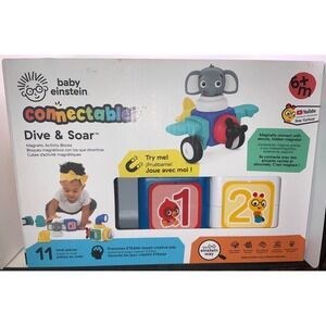 Baby Einstein Connectables Dive Soar Magnetic Activity Blocks 11 Piece Set Kids